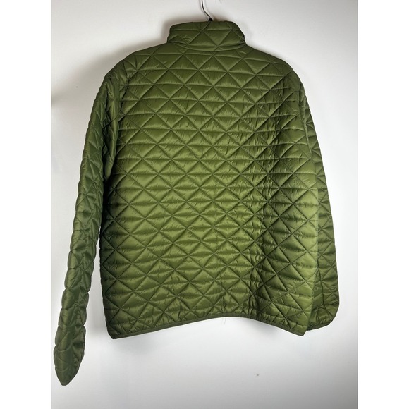 Bass Outdoor Men's Quilted Full Zip Jacket Moss Green Sz Large Lightweight NWT - Picture 3 of 16